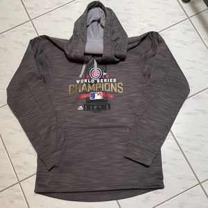 Majestic Chicago Cubs 2016 World Series Hoodie.  Excellent condition